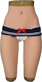 [WHG] Silicone Panties Hiding Gaff Control Shorts Butt Lifter Fake Vagina Panty for Crossdresser Transgender