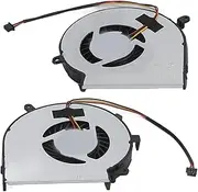 Replacement CPU GPU Fan, Laptop CPU GPU Cooling Fan Easy to Install Low Noise 3 Pin Connector for GP72 MS 16J1 MS 16J5 for GE62 GE72 PE60
