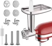 Metal Meat Grinder / Sausage Stuffer attachment for KitchenAid stand mixers