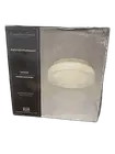 Alsy 13" 24W Brushed Gold LED Flush Mount with Alabaster Glass Shade