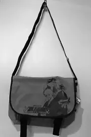 Bleach Ichigo Messenger Cross Body Bag Gray Strap Snap Front Graphic Viz Media*