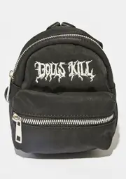 DK Embroidered Mini Backpack