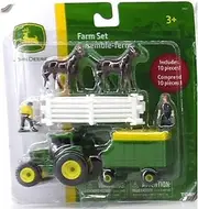 Ertl John Deere Mini 10 Piece Farm Set