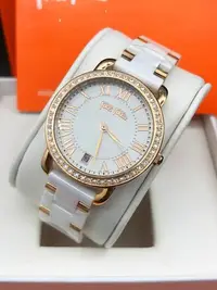在飛比找Yahoo!奇摩拍賣優惠-【熱賣精選】手錶帶 FOLLI FOLLIE芙麗陶瓷錶簡約時