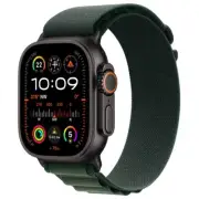 Apple Watch Ultra 2 GPS + Cellular 49mm Black Titanium Case With Dark Green Alpi