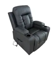 Remote Control Standing Recliner Massage Chair with Heating and Storage Option New York