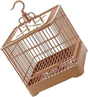 YARNOW 1Set Bird Cage for Parrots with Base Tray and Hanging Hook Bird Accessory for Displaying Pet Birds Your Home