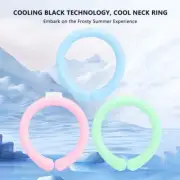 Neck Cooling Ring Cool Tube Wearable Cooling Neck Wraps Cold Gel Ice Pack NEW