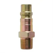 1/2" Industrial Steel Coupler Plug x 3/8" Male NPT- CPH861