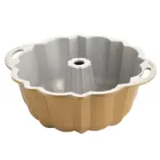 Nordic Ware Heavy Aluminum Anniversary Bundt Pan With Center Tube & Handles
