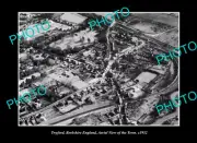 OLD POSTCARD SIZE PHOTO TWYFORD BERKSHIRE ENGLAND TOWN AERIAL VIEW 1952 2
