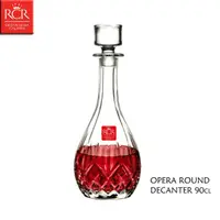 在飛比找momo購物網優惠-【義大利RCR】Opera 花瓶水晶雕花酒瓶 900mL 酒