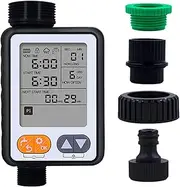 Ausale Digital Water Timer, Sprinkler Timer Programmable, Garden Hose Timers for Watering Large LCD Display, Manual Irrigation Mode, IP65 Waterproof Lawn Patio Farm (HUA102)