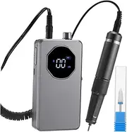 FRCOLOR 1 Set Dark Grey Aluminum Alloy Electric Nail Drill Nail Art Kit Abs Portable Nail Drill Nail Filer Electric