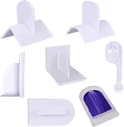 Fondant Smoothing Tool Cake Decorate Smoother, 7Pcs Fondant Cake Surface Smoother Polisher,Fondant Icing Smoother Shaper Polisher,Fondant Icing Smoother Polisher,Cake Decoration Sugar Craft Scraper