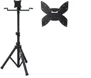 Audio 2000S AST421Y Portable Flat Screen Panel LCD LED TV Monitor Stand with Fol