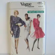 Vogue Patterns 7275 Misses Sz 6 8 10 Dress Sewing Pattern FF & UNCUT