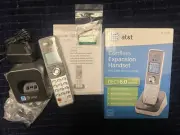 (2) AT&T SL80108 DECT 6.0 Cordless Expansion Handset, 1 NIB Sealed, 1 New no box