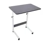 (31.5x15.7in Black)Sofa Bed Side Table Mobile Laptop Computer Desk Cart Over