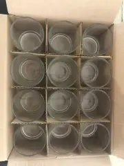 CLEAR EMPTY JAR Candle Jars for Making Candles, 12-Pack Thick Glass Jars