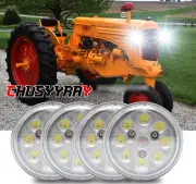 4x Par 36 LED Work Light Hi-Lo For Minneapolis Moline TRACTOR G1000 Vista, G1050