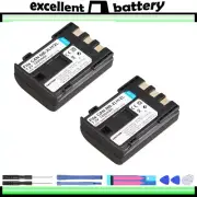 2x NB-2L NB-2LH Battery 2100mAh for Canon EOS 350D 400D G7 G9 ZR100 ZR200