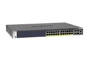 Netgear GSM4328PB 24-Port PoE+ Layer 3 Fully Managed Stackable Switch [GSM4328PB-100AJS]