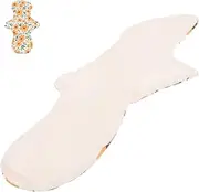 GARVALON 1pc Bamboo Fiber Reusable Sanitary Pad Washable for Women Comfortable Outdoor Pad Button Design