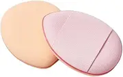 Girl Mini Portable Facial Powder Foundation Puff Reusable Make Up Dry Wet Concealer Sponge Cosmetics Gifts Outdoor Travel, Pink