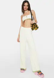 Behind The Scenes Knit Pant Set