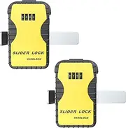 Keyless Garage Door Slider Lock – Secure Garage Door Deadlock – Residential or Commercial (2 Pack)