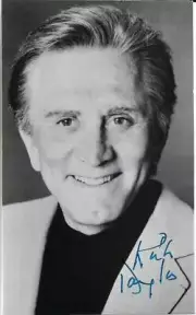 Kirk Douglas Autograph Oscar Die Viking Diamonds