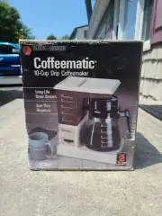 Vintage Black & Decker Coffeematic 10 Cup Drip Coffee Maker DCM90 New