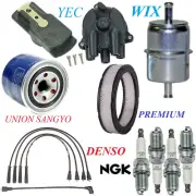 Tune Up Kit Filters Cap Wire Spark Plugs For ISUZU AMIGO L4 2.3L 1990-1993 (for: Isuzu)