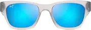 [Maui Jim] Unisex Valley Isle Sunglasses, Translucent Grey