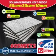 60Sheets Automotive Sound Deadener Heat Insulation Noise Proofing Mat Foam (for: Volvo)