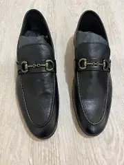 To Boot New York Nile Snaffle Bit Leather Loafers Black Size 13 New In Box