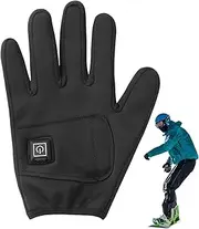 [Generic] Heated Work Gloves,Heated Gloves for Women | Battery Operated Thermal Gloves with USB Charging,Heated Mittens with Touch Screen Fingers Winter Accessories for Work Study