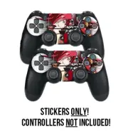 Code Geass Anime Kallen Stadtfeld Red Lotus STICKER DECAL PS4 Controller