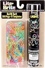 Basic Fun Lite-Brite Peg and Template Refill Pack