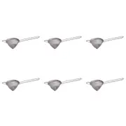 6x Teaology Stainless Steel Conical Mesh Tea Infuser Loose Leaf Strainer Silver