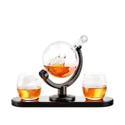 Jillmo Upgrade Whiskey Globe Decanter, Gifts for Men Dad Fathers Day, 1000ml ...