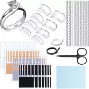 96 Pieces Ring Sizer Adjuster Ring Guards Invisible Ring Sizer Loose Ring Size R