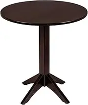 Tramontina London Bistro Round Table, 70 cm Base, Dark Brown