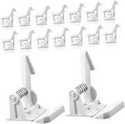 ULDIGI 16pcs Safety Cabinet Locks Durable Proofing Latches for Drawers Cupboards Refrigerators Easy to Install Proofing for Home Safety