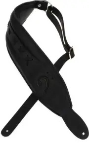LM Products X-Clef Ropemaker Edition Bass Strap - Black (3-pack) Bundle