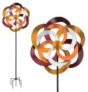Swirl Garden Stake Wind Spinner