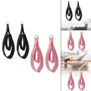 2Pc Pilates Straps for Reformer Waist Back Leg Women Men Yoga D Rings Straps