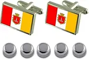 [Select Gifts] Shirt Dress Studs Odessa City Ukraine Flag Cufflinks
