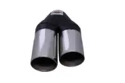 Y-PIECE INNER CONE STAGGERED In 2 1/4" (057) out 2x 3" (076) 9" LONG REDBACK 304